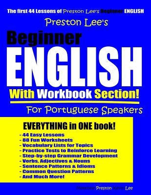 Preston Lee's Beginner English With Workbook Section For Portuguese Speakers by Preston, Matthew