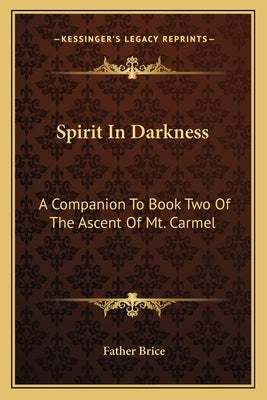 Spirit in Darkness: A Companion to Book Two of the Ascent of Mt. Carmel by Brice, Father
