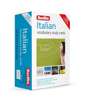 Berlitz Vocabulary Study Cards Italian (Language Flash Cards) by Berlitz