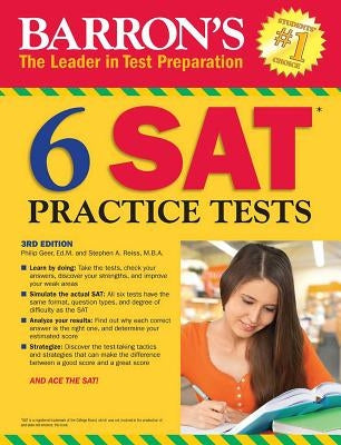 6 SAT Practice Tests by Geer, Philip