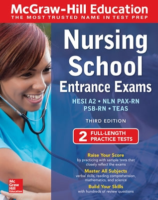 McGraw-Hill Education Nursing School Entrance Exams, Third Edition by Hanks, Wendy