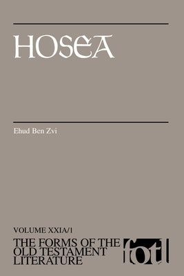 Hosea by Ben Zvi, Ehud