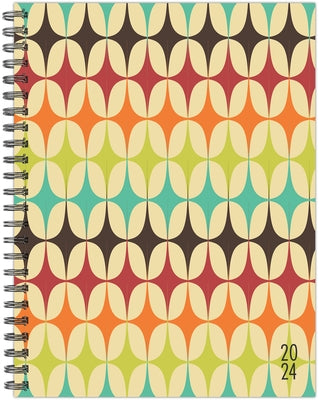 Rad Retro 2024 6.5 X 8.5 Softcover Weekly Planner by Willow Creek Press