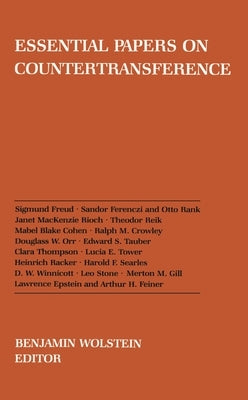 Essential Papers on Countertransference by Wolstein, Benjamin