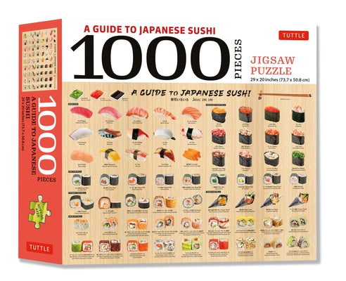 A Guide to Japanese Sushi - 1000 Piece Jigsaw Puzzle: Finished Size 29 in X 20 Inch (73.7 X 50.8 CM) by Tuttle Publishing