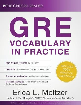GRE Vocabulary in Practice by Meltzer, Erica L.