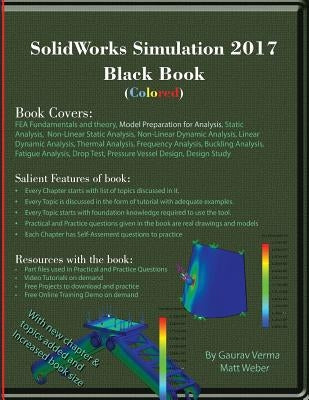 SolidWorks Simulation 2017 Black Book (Colored) by Verma, Gaurav