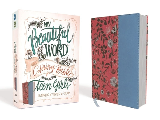 NIV, Beautiful Word Coloring Bible for Teen Girls, Imitation Leather, Pink/Blue: Hundreds of Verses to Color by Zondervan