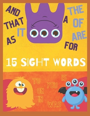 15 Gentle Sight Words Pre K - Kindergarten by Burgess, Krista