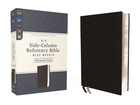 Niv, Side-Column Reference Bible (Deep Study at a Portable Size), Personal Size, Leathersoft, Black, Comfort Print by Zondervan