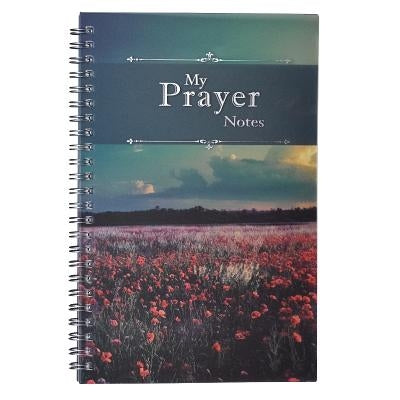 Notebook Wirebound My Prayer Notes by Christian Art Gifts