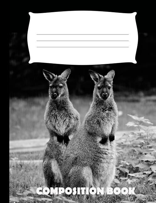 Composition Book: Wallaby Composition Notebook Wide Ruled by Publishing, Pinnacle Novelty