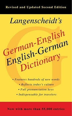 Langenscheidt's German-English Dictionary by Langenscheidt