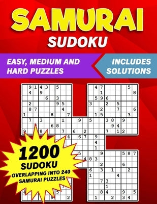 Samurai Sudoku: 1200 Challenging Puzzles for Adults Large Print by Inkwell, Enigma