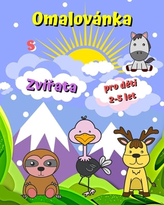 Omalovánka s Zvířata: Roztomilá zvířátka, velké obrázky, jednoduché, snadno vybarvitelné by Kim, Maryan Ben