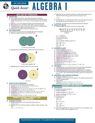 Algebra I by Editors of Rea