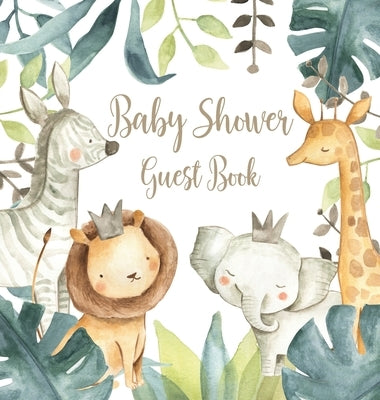 Safari Baby Shower Guest Book (Hardcover) by Bell, Lulu and