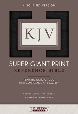 KJV Super Giant Print Bible by Hendrickson Publishers