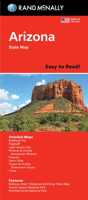 Rand McNally Easy to Read Folded Map: Arizona State Map by Rand McNally