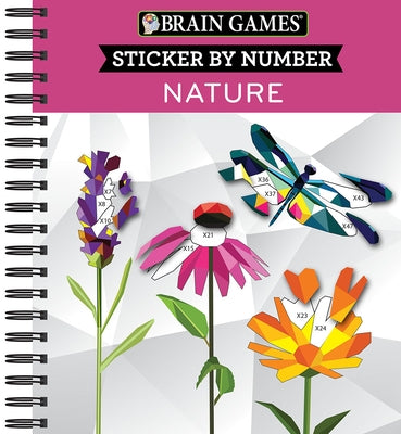 Brain Games - Sticker by Number: Nature - 2 Books in 1 (42 Images to Sticker) by Publications International Ltd