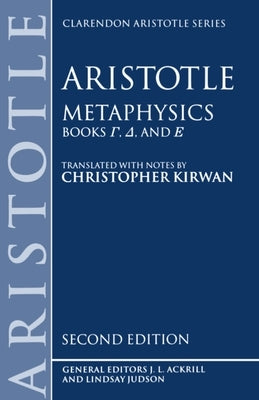 Metaphysics: Books Gamma, Delta, and Epsilon by Aristotle