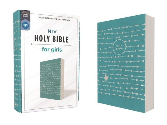 Niv, Holy Bible for Girls, Soft Touch Edition, Leathersoft, Teal, Comfort Print by Zondervan