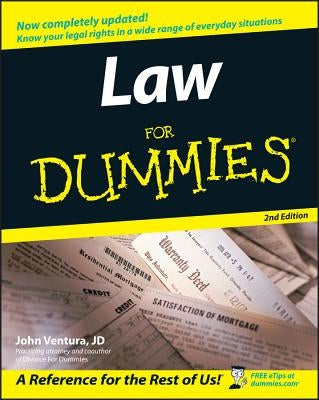 Law for Dummies by Ventura, John