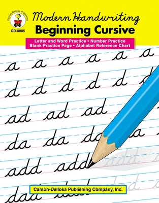 Modern Handwriting: Beginning Cursive, Grades 1 - 3 by Carson Dellosa Education