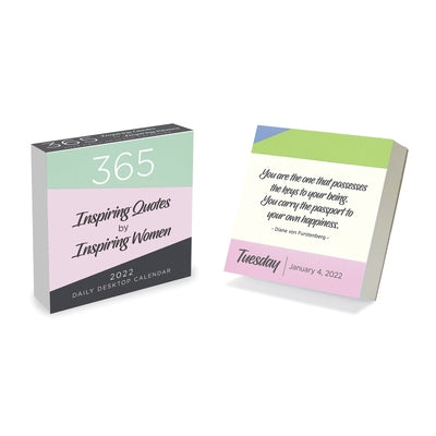 Cal 2022- 365 Inspiring Women Daily Desktop by TF Publishing