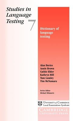 Dictionary of Language Testing by Davies, Alan