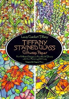 Tiffany Stained Glass Giftwrap Paper by Tiffany, Louis Comfort