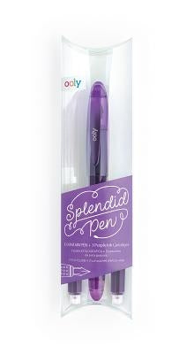 Splendid Fountain Pen - Purple (4 PC Set) by Ooly