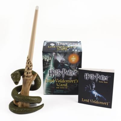 Harry Potter Lord Voldemort's Wand with Sticker Kit [With Book(s) and 8-Inch Light-Up Replica of Lord Voldemort's Wand] by Running Press