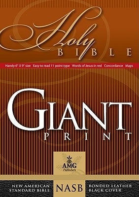 Giant Print Handy-Size Bible-NASB by Baker, Warren Patrick