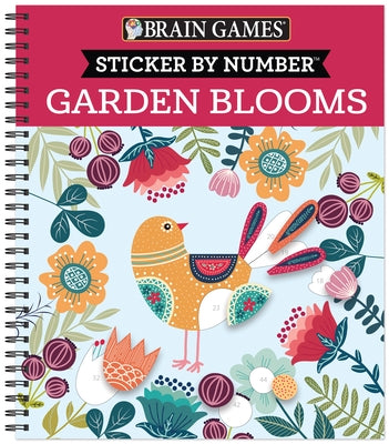 Brain Games - Sticker by Number: Garden Blooms by Publications International Ltd