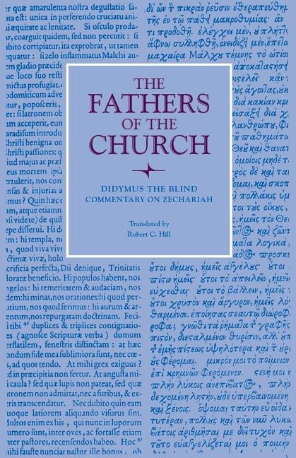 Commentary on Zechariah by Didymus the Blind