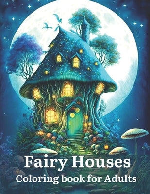 Fairy Houses Coloring Book for Adults: 50 Magical Fairy Houses Coloring Book by Rawlings, Cecilia J.