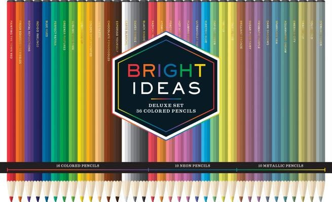 Bright Ideas Deluxe Set: 36 Colored Pencils by Chronicle Books
