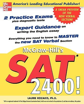 SAT 2400!: A Sneak Preview of the New SAT English Test by Rozakis, Laurie