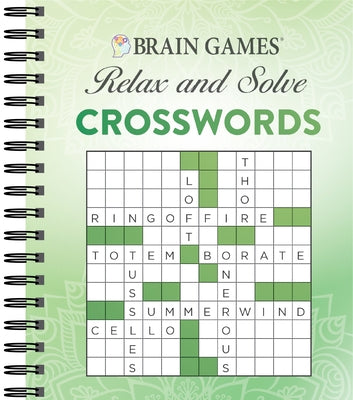 Brain Games - Relax and Solve: Crosswords (Green) by Publications International Ltd