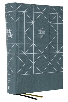 Nkjv, the Bible Study Bible, Cloth Over Board, Blue, Comfort Print: A Study Guide for Every Chapter of the Bible by O'Neal, Sam