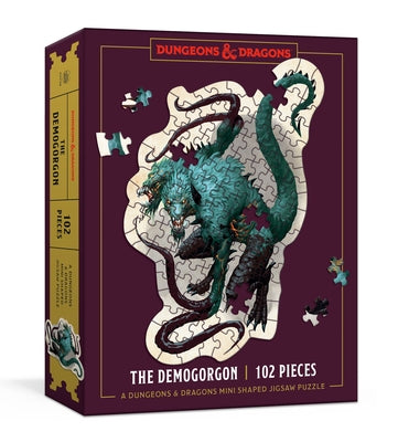 Dungeons & Dragons Mini Shaped Jigsaw Puzzle: The Demogorgon Edition: 102-Piece Collectible Puzzle for All Ages by Official Dungeons & Dragons Licensed