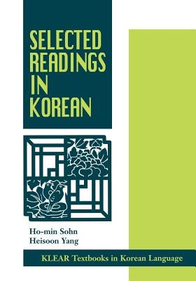 Selected Readings in Korean by Sohn, Ho-Min