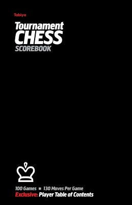 Tabiya Tournament Chess Scorebook: Cover Style: Black by Precision Chess