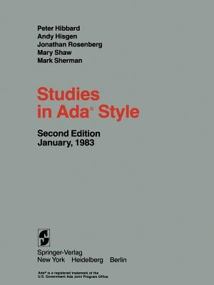 Studies in Ada(r) Style by Hibbard, P.