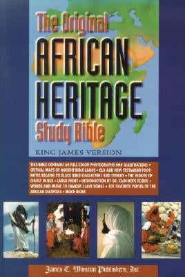Original African Heritage Study Bible-KJV-Large Print by Felder, Cain Hope