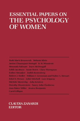 Essential Papers on the Psychology of Women by Zanardi, Claudia