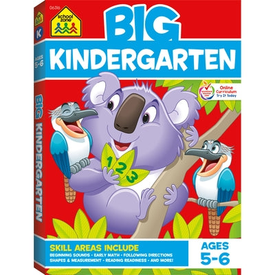 School Zone Big Kindergarten Workbook by Zone, School