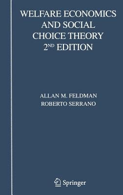 Welfare Economics and Social Choice Theory by Feldman, Allan M.