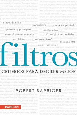 Filtros: Criterios Para Decidir Mejor by Barriger, Robert